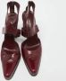 Sergio Rossi Pre-owned Leather heels Red Dames - Thumbnail 4