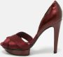 Sergio Rossi Pre-owned Leather heels Red Dames - Thumbnail 2