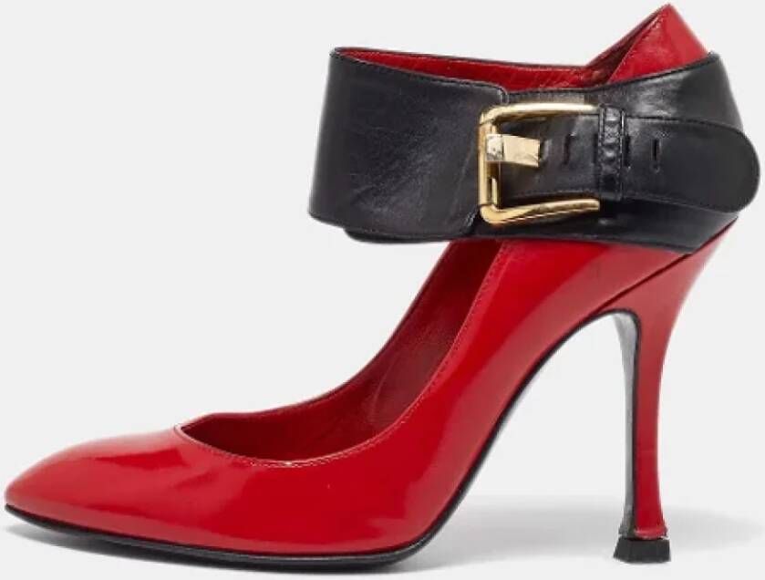 Sergio Rossi Pre-owned Leather heels Red Dames