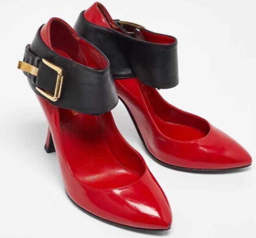 Sergio Rossi Pre-owned Leather heels Red Dames