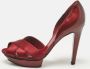 Sergio Rossi Pre-owned Leather heels Red Dames - Thumbnail 2