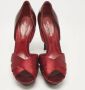 Sergio Rossi Pre-owned Leather heels Red Dames - Thumbnail 3