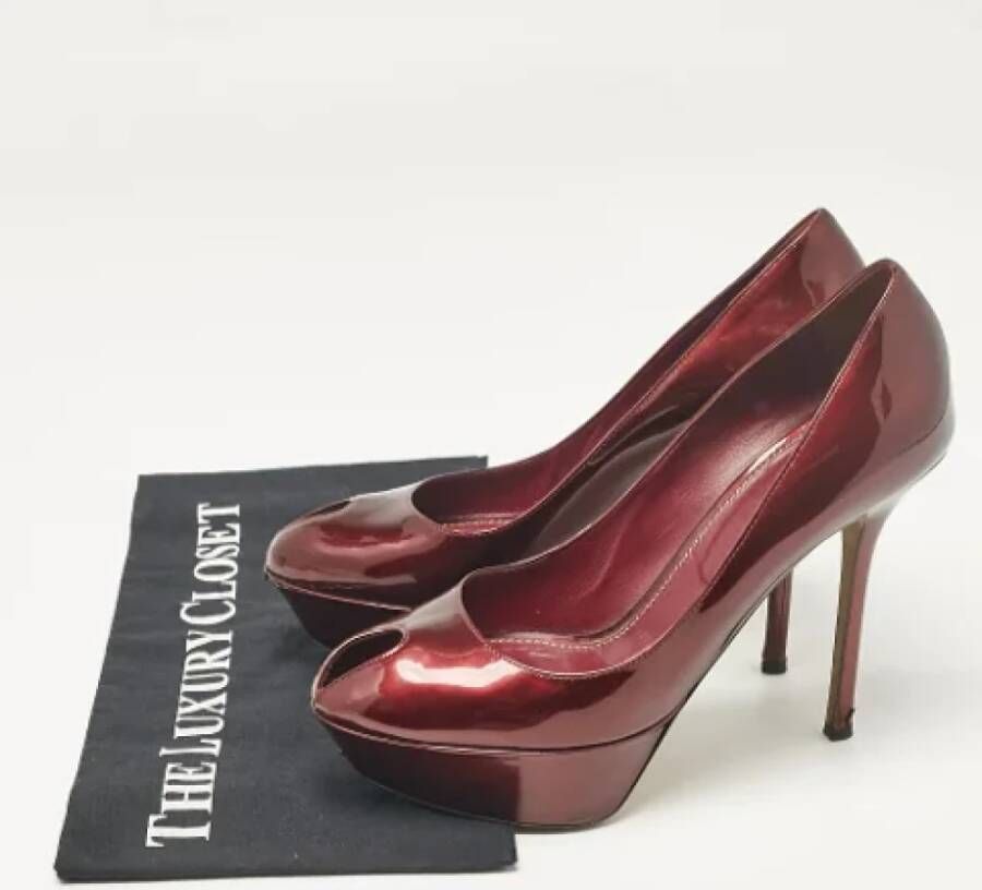 Sergio Rossi Pre-owned Leather heels Red Dames