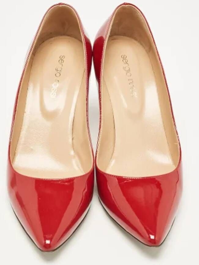 Sergio Rossi Pre-owned Leather heels Red Dames