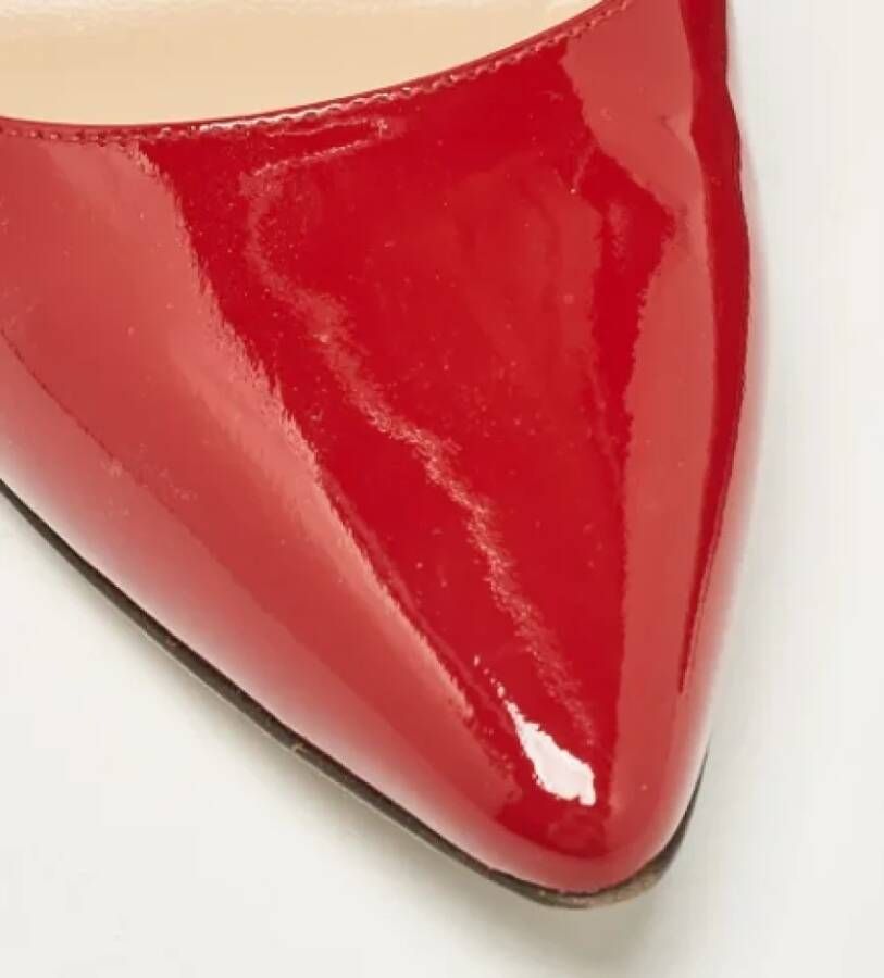 Sergio Rossi Pre-owned Leather heels Red Dames