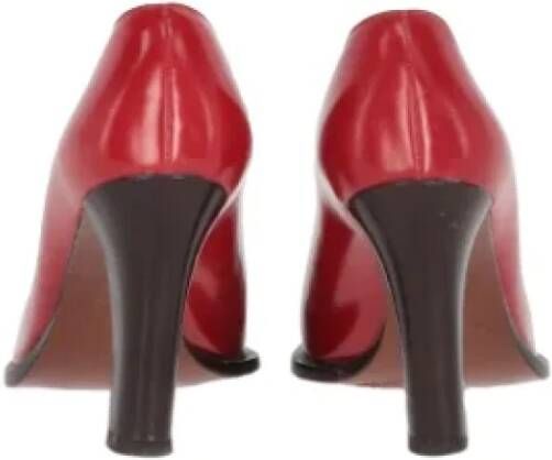 Sergio Rossi Pre-owned Leather heels Red Dames