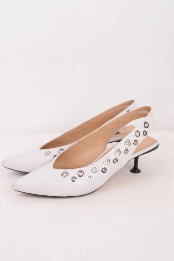 Sergio Rossi Pre-owned Leather heels White Dames