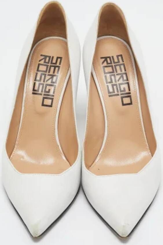 Sergio Rossi Pre-owned Leather heels White Dames