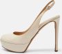 Sergio Rossi Pre-owned Leather heels White Dames - Thumbnail 2