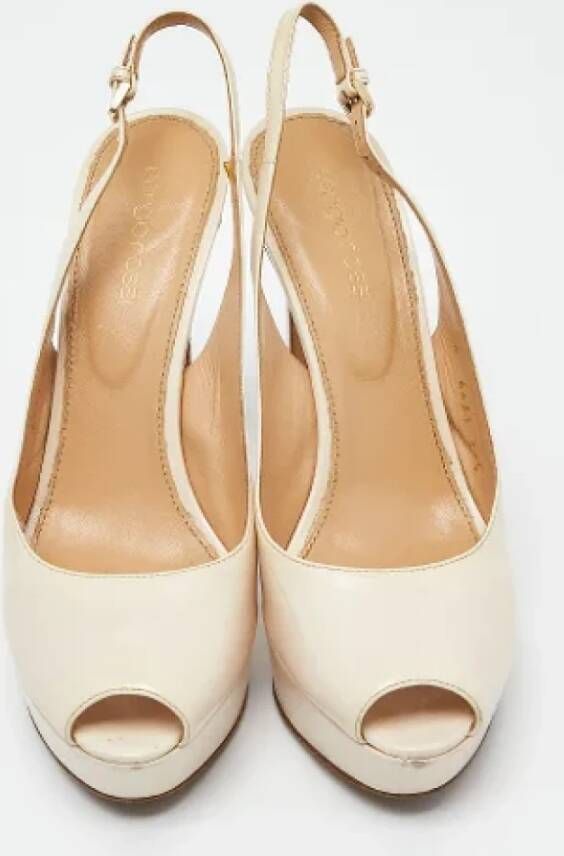 Sergio Rossi Pre-owned Leather heels White Dames