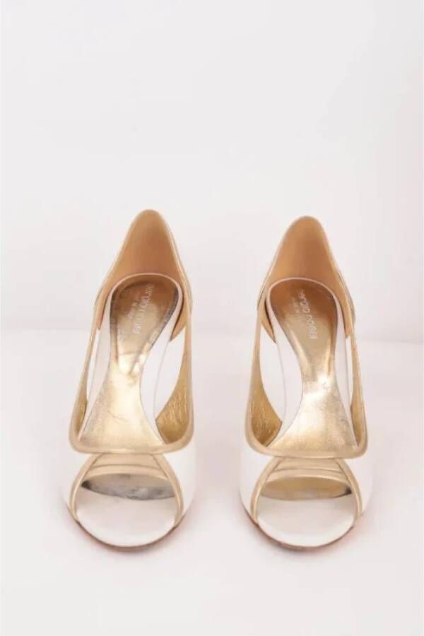 Sergio Rossi Pre-owned Leather heels White Dames