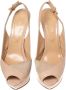 Sergio Rossi Pre-owned Leather sandals Beige Dames - Thumbnail 2