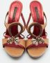 Sergio Rossi Pre-owned Leather sandals Beige Dames - Thumbnail 2