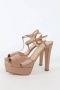 Sergio Rossi Pre-owned Leather sandals Beige Dames - Thumbnail 3