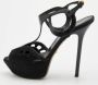 Sergio Rossi Pre-owned Leather sandals Black Dames - Thumbnail 2