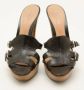 Sergio Rossi Pre-owned Leather sandals Black Dames - Thumbnail 3