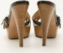 Sergio Rossi Pre-owned Leather sandals Black Dames - Thumbnail 4