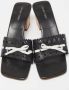 Sergio Rossi Pre-owned Leather sandals Black Dames - Thumbnail 3