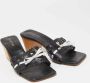 Sergio Rossi Pre-owned Leather sandals Black Dames - Thumbnail 4