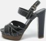 Sergio Rossi Pre-owned Leather sandals Black Dames - Thumbnail 2