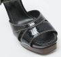 Sergio Rossi Pre-owned Leather sandals Black Dames - Thumbnail 7