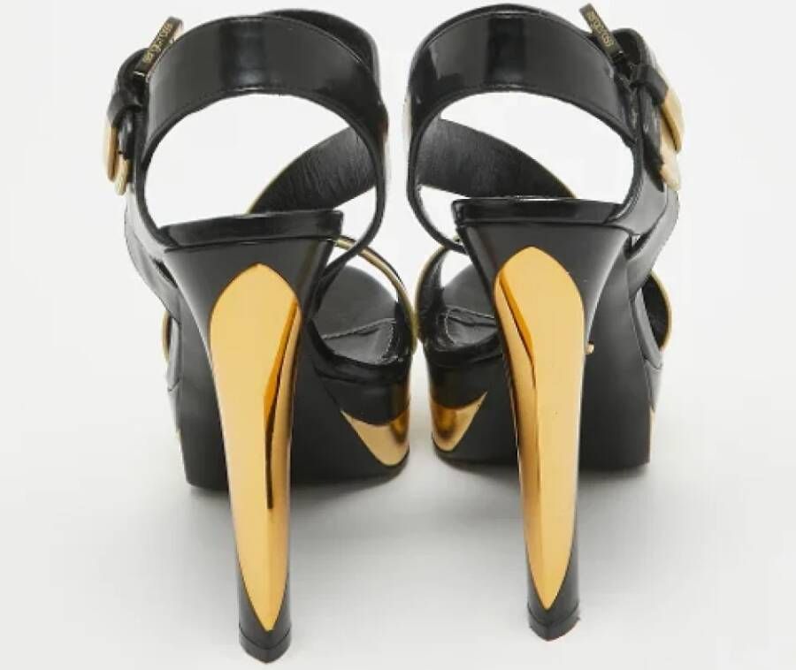 Sergio Rossi Pre-owned Leather sandals Black Dames