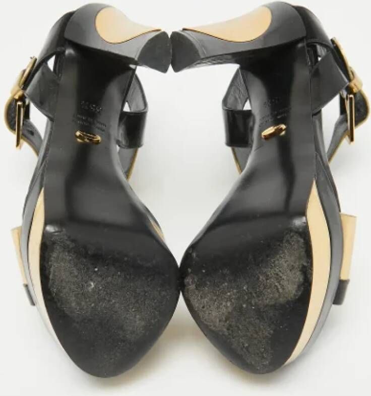 Sergio Rossi Pre-owned Leather sandals Black Dames