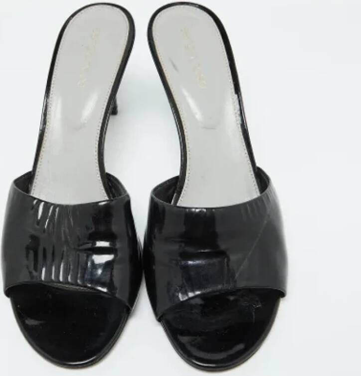 Sergio Rossi Pre-owned Leather sandals Black Dames