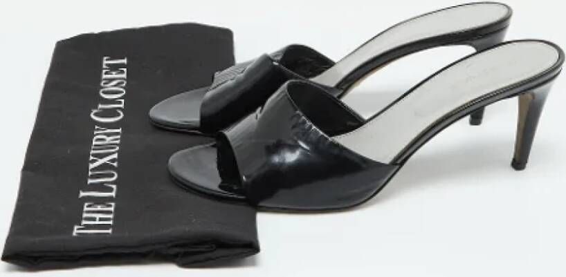 Sergio Rossi Pre-owned Leather sandals Black Dames