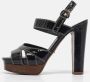 Sergio Rossi Pre-owned Leather sandals Black Dames - Thumbnail 2