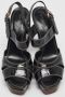 Sergio Rossi Pre-owned Leather sandals Black Dames - Thumbnail 3