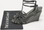 Sergio Rossi Pre-owned Leather sandals Black Dames - Thumbnail 9