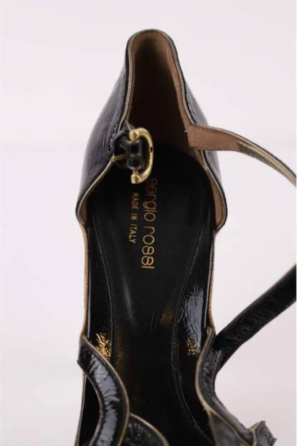 Sergio Rossi Pre-owned Leather sandals Black Dames