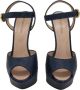 Sergio Rossi Pre-owned Leather sandals Blue Dames - Thumbnail 3