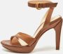 Sergio Rossi Pre-owned Leather sandals Brown Dames - Thumbnail 2