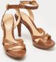 Sergio Rossi Pre-owned Leather sandals Brown Dames - Thumbnail 4