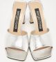 Sergio Rossi Pre-owned Leather sandals Gray Dames - Thumbnail 2