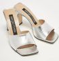 Sergio Rossi Pre-owned Leather sandals Gray Dames - Thumbnail 3