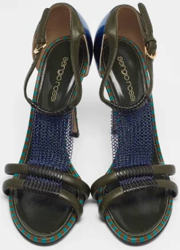 Sergio Rossi Pre-owned Leather sandals Multicolor Dames