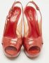 Sergio Rossi Pre-owned Leather sandals Orange Dames - Thumbnail 3