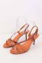 Sergio Rossi Pre-owned Leather sandals Orange Dames - Thumbnail 3