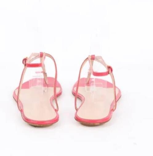 Sergio Rossi Pre-owned Leather sandals Pink Dames