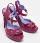 Sergio Rossi Pre-owned Leather sandals Pink Dames - Thumbnail 2