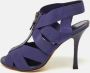 Sergio Rossi Pre-owned Leather sandals Purple Dames - Thumbnail 2