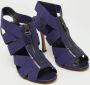 Sergio Rossi Pre-owned Leather sandals Purple Dames - Thumbnail 4