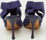 Sergio Rossi Pre-owned Leather sandals Purple Dames - Thumbnail 5