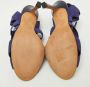 Sergio Rossi Pre-owned Leather sandals Purple Dames - Thumbnail 6