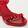 Sergio Rossi Pre-owned Leather sandals Red Dames - Thumbnail 7