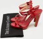 Sergio Rossi Pre-owned Leather sandals Red Dames - Thumbnail 9