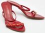 Sergio Rossi Pre-owned Leather sandals Red Dames - Thumbnail 3